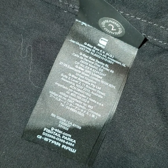G-Star Unisex Fishtail Parka
